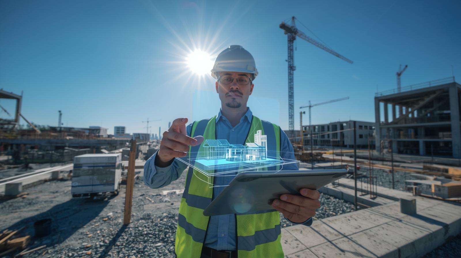 AR sun tracker used by architect on-site