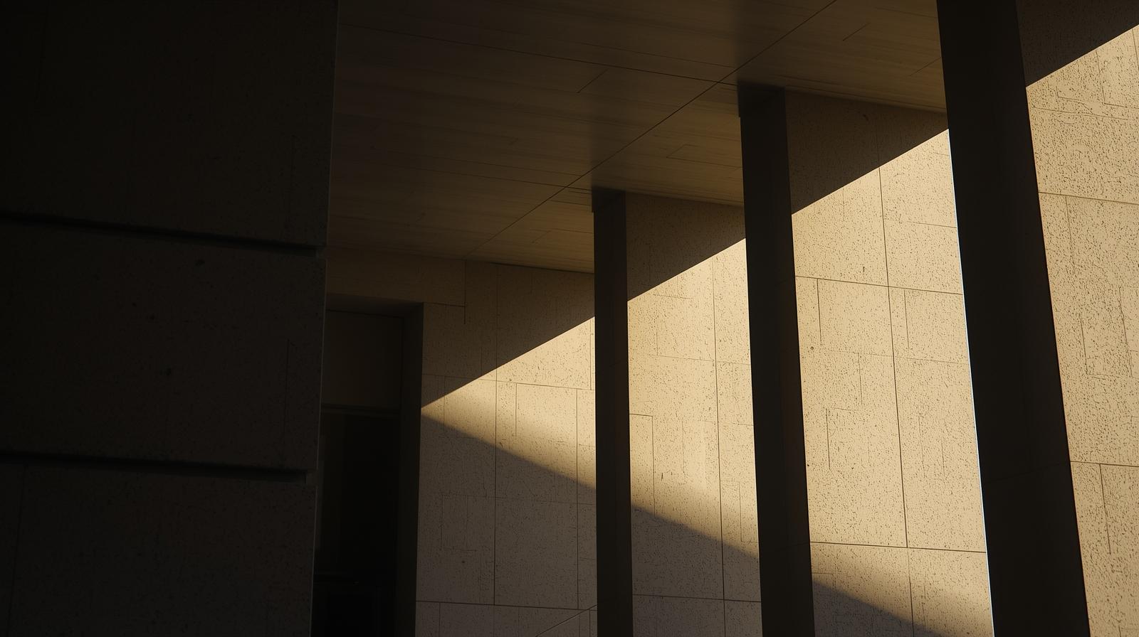 Architectural design with natural light planning